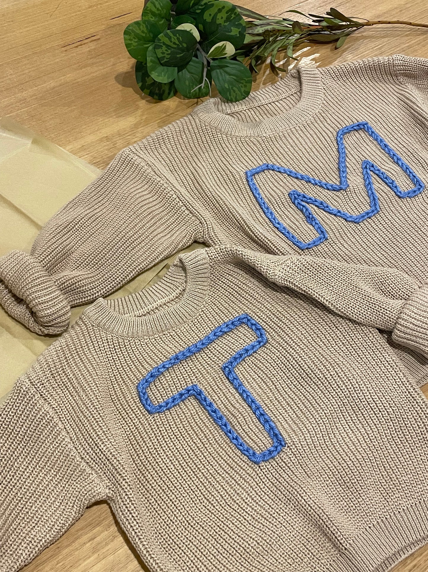 Biscuit Name Knit || Made to Order || Pre Order