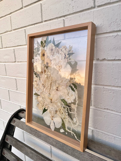 Pressed Flower Clear Floating Frame