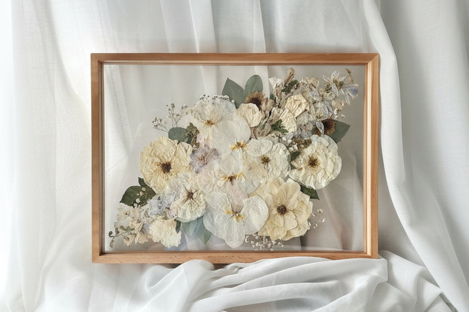 Clear Floating Pressed Flower Frame