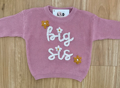 Rose Name Knit || Made to Order || Pre Order