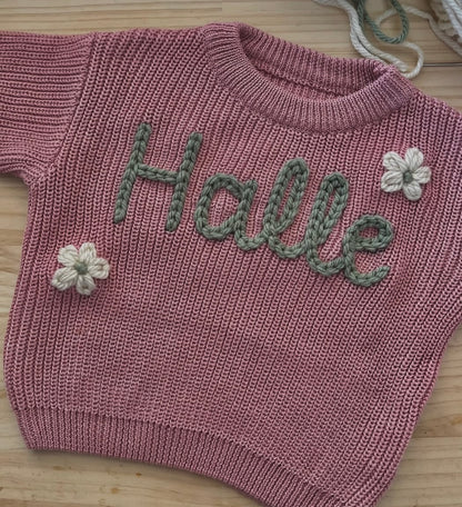 Rose Name Knit || Made to Order || Pre Order