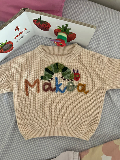 Milk Name Knit || Made to Order || Pre Order