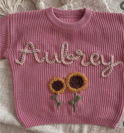 Rose Name Knit || Made to Order || Pre Order