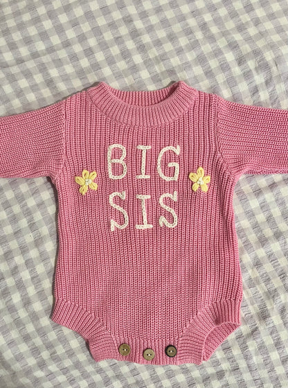 Embroidery Name Romper • Custom