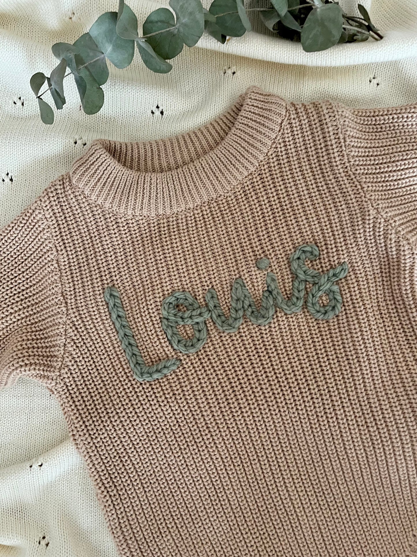 Embroidery Name Romper • Custom