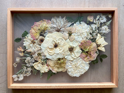 Pressed Flower Clear Floating Frame