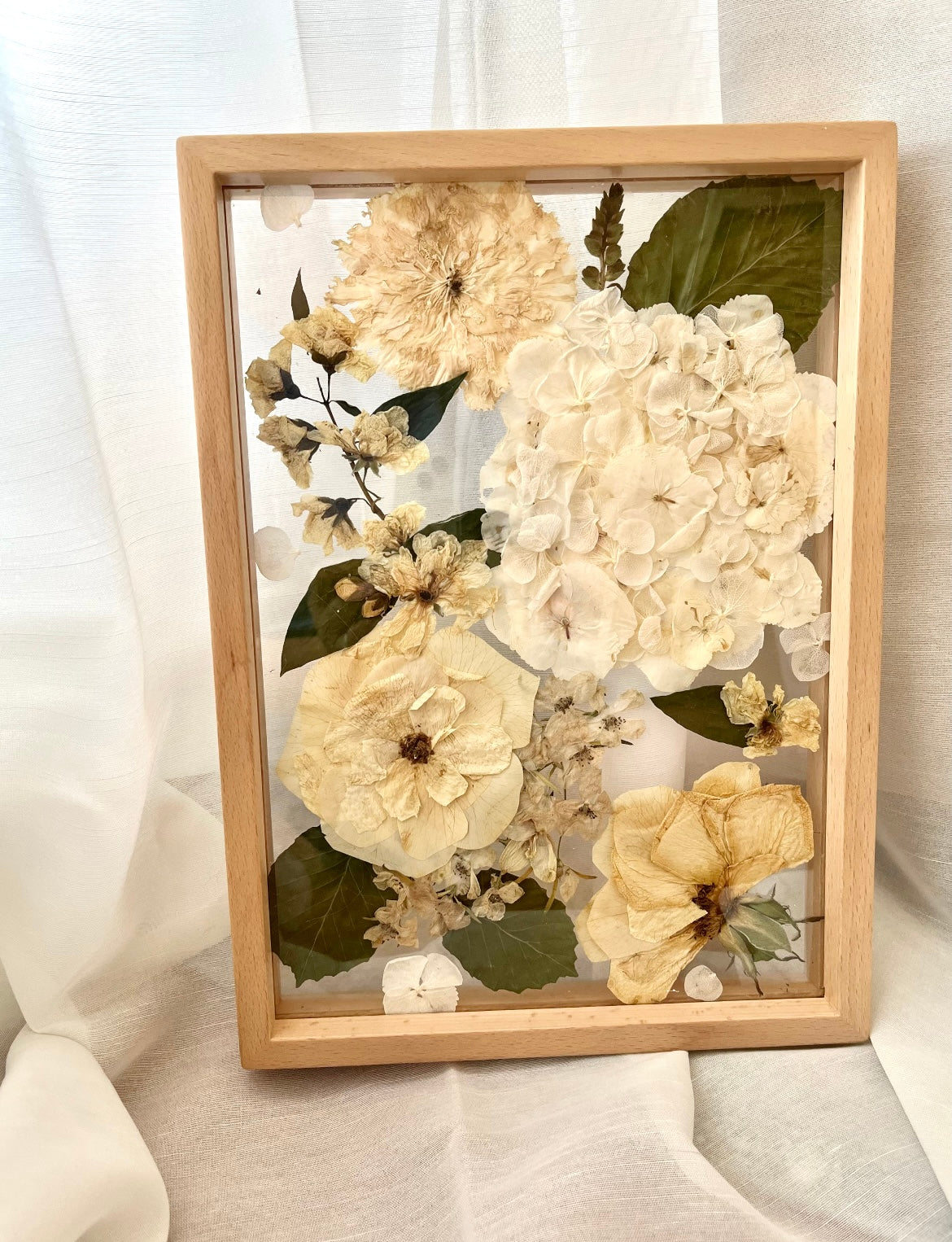 Pressed Flower Clear Floating Frame
