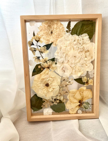 Pressed Flower Clear Floating Frame