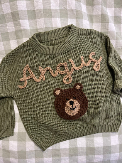 Forest Name Knit || Made to Order || Pre Order
