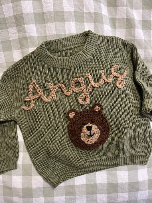 Forest Name Knit || Made to Order || Pre Order