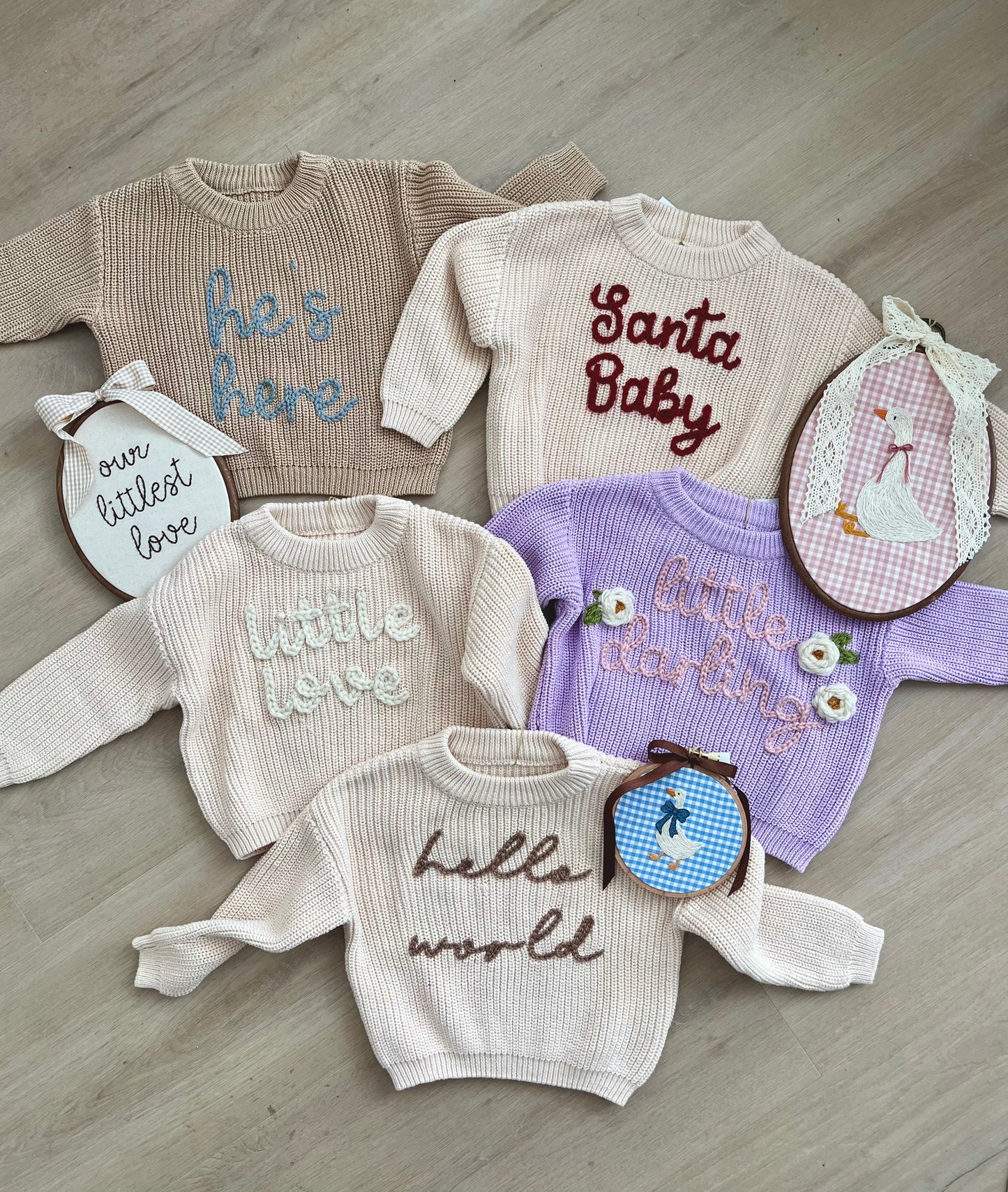 Milk Name Knit || Made to Order || Pre Order