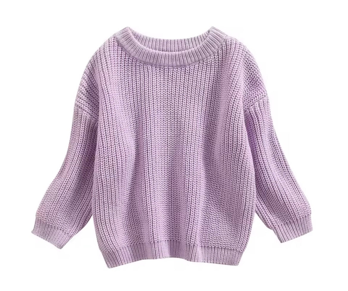 Lavender Name Knit || Made to Order || Pre Order