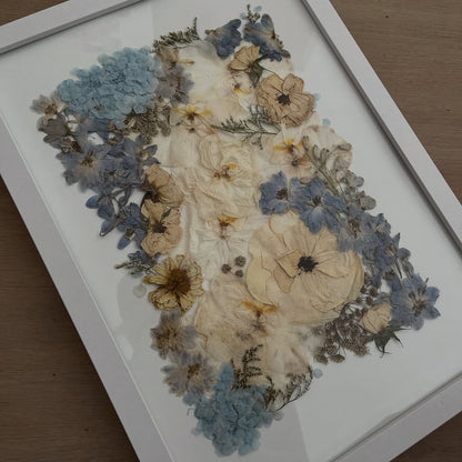 Pressed Flower Frame with Mat Board