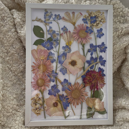 Pressed Flower Frame with Mat Board