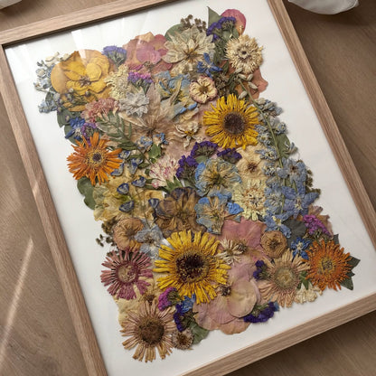 Pressed Flower Frame with Mat Board