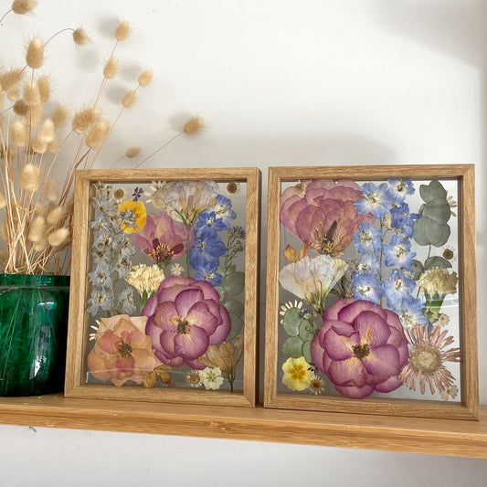 Pressed Flower Clear Floating Frame