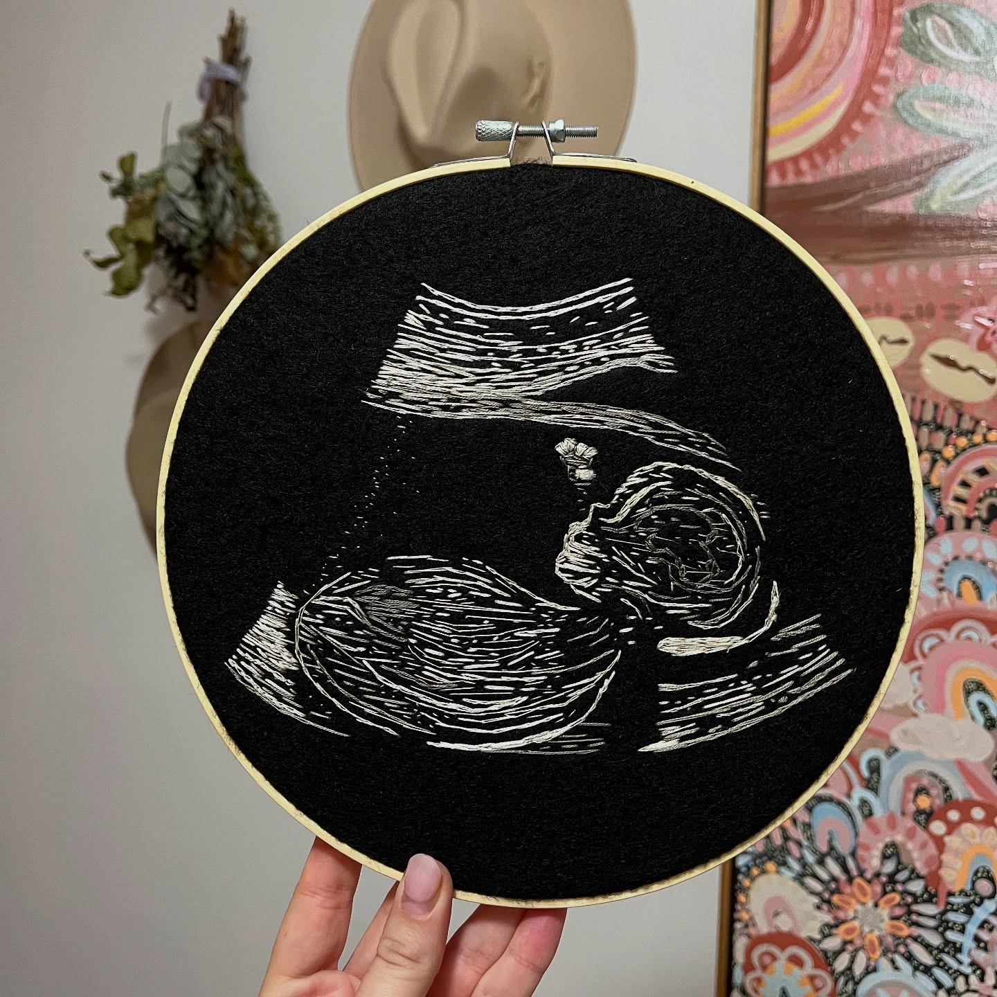 Ultrasound Embroidery Hoop